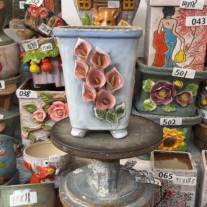 粗陶材质多肉花盆