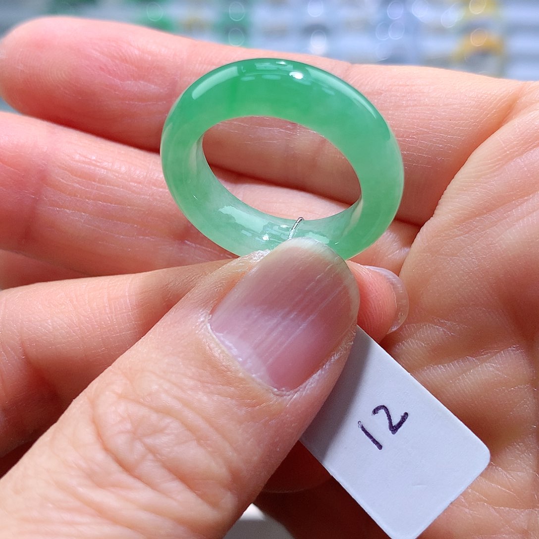 翡翠戒指未镶嵌12号