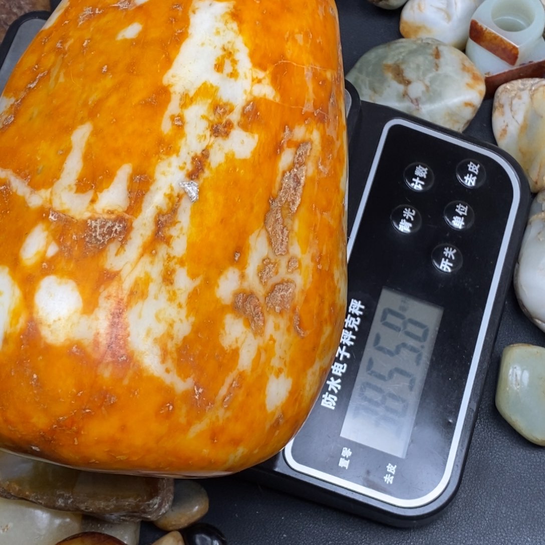 和田玉（糖玉）笔搁未镶嵌Z*