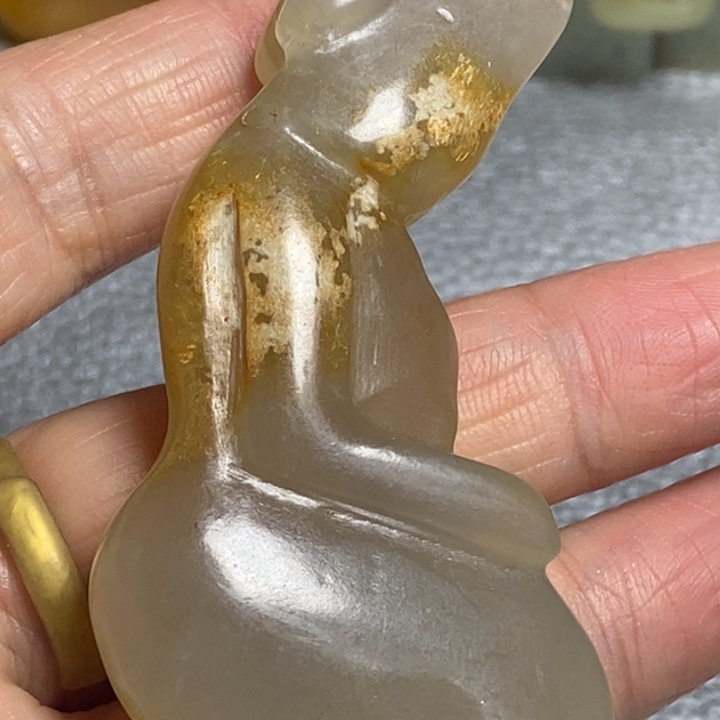 和田玉（糖玉）颈饰未镶嵌