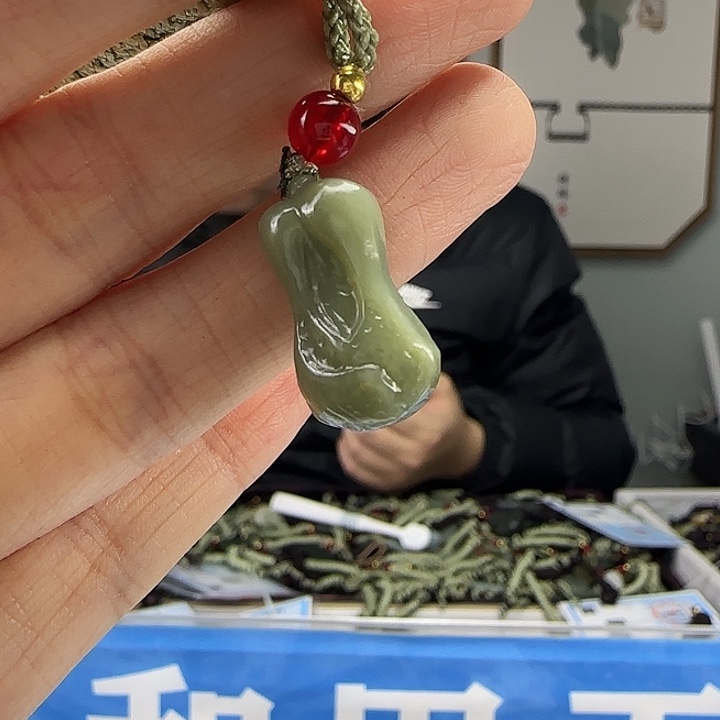 和田玉未镶嵌颈饰20mm
