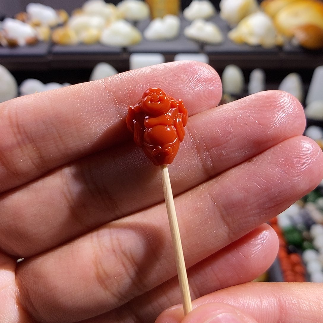 南红玛瑙颈饰未镶嵌