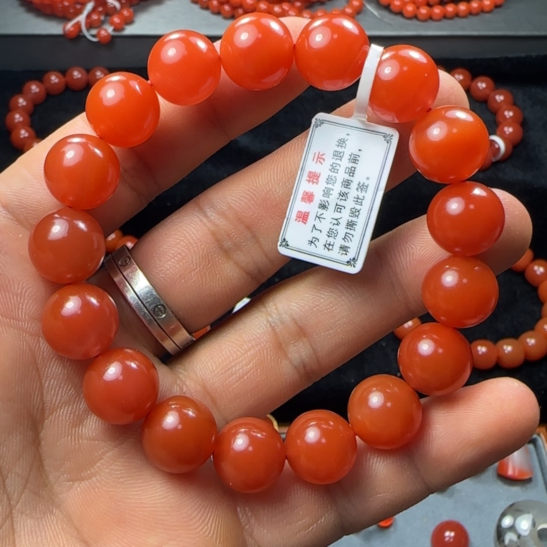 南红玛瑙未镶嵌手串