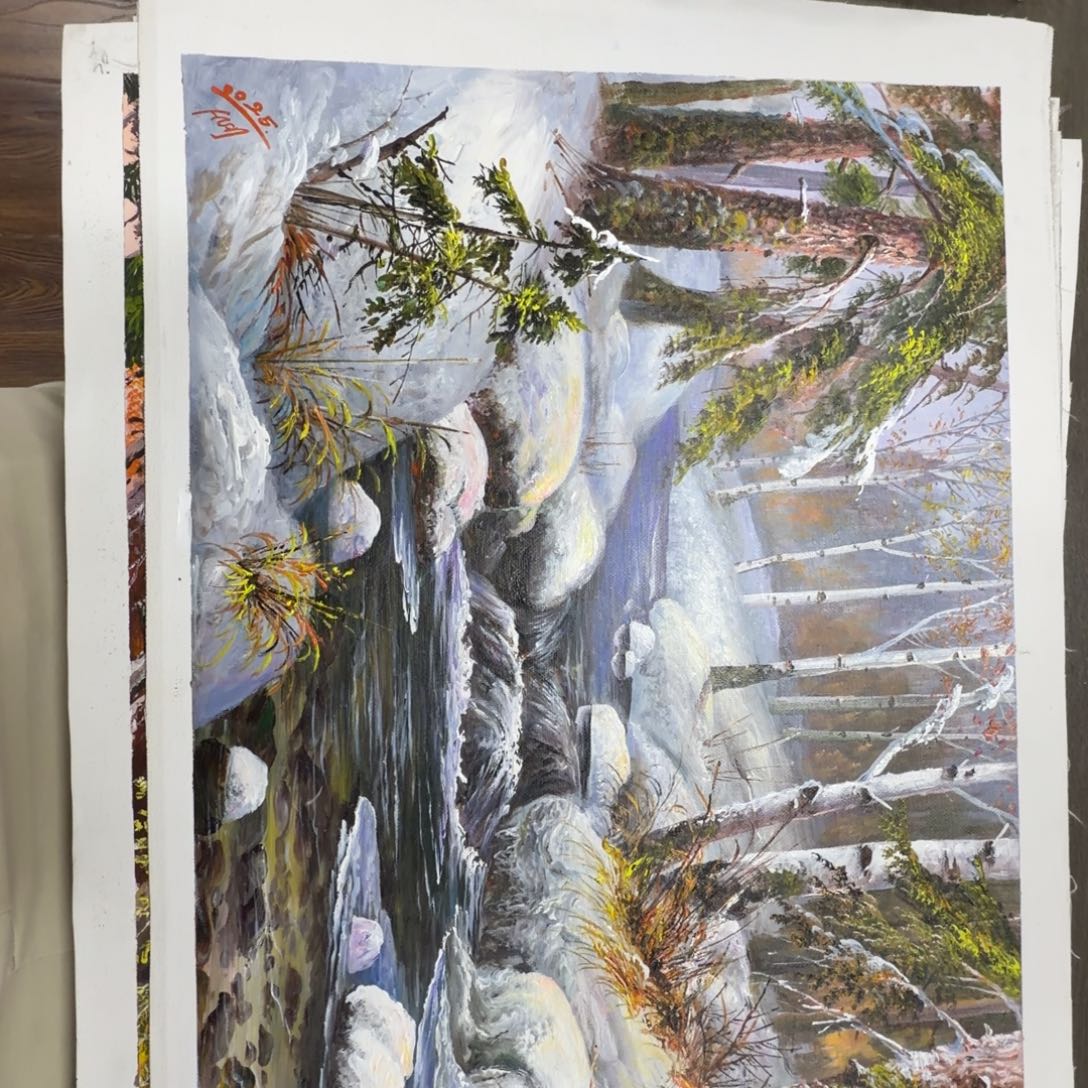 油画加油加油努力加油努力加油