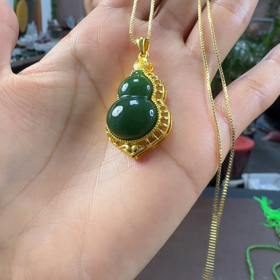 满绿轻奢碧玉葫芦辣绿高品质付姐甄选