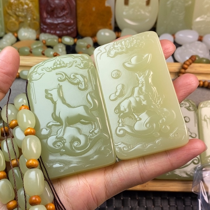 昆仑山料方解玉狗牛