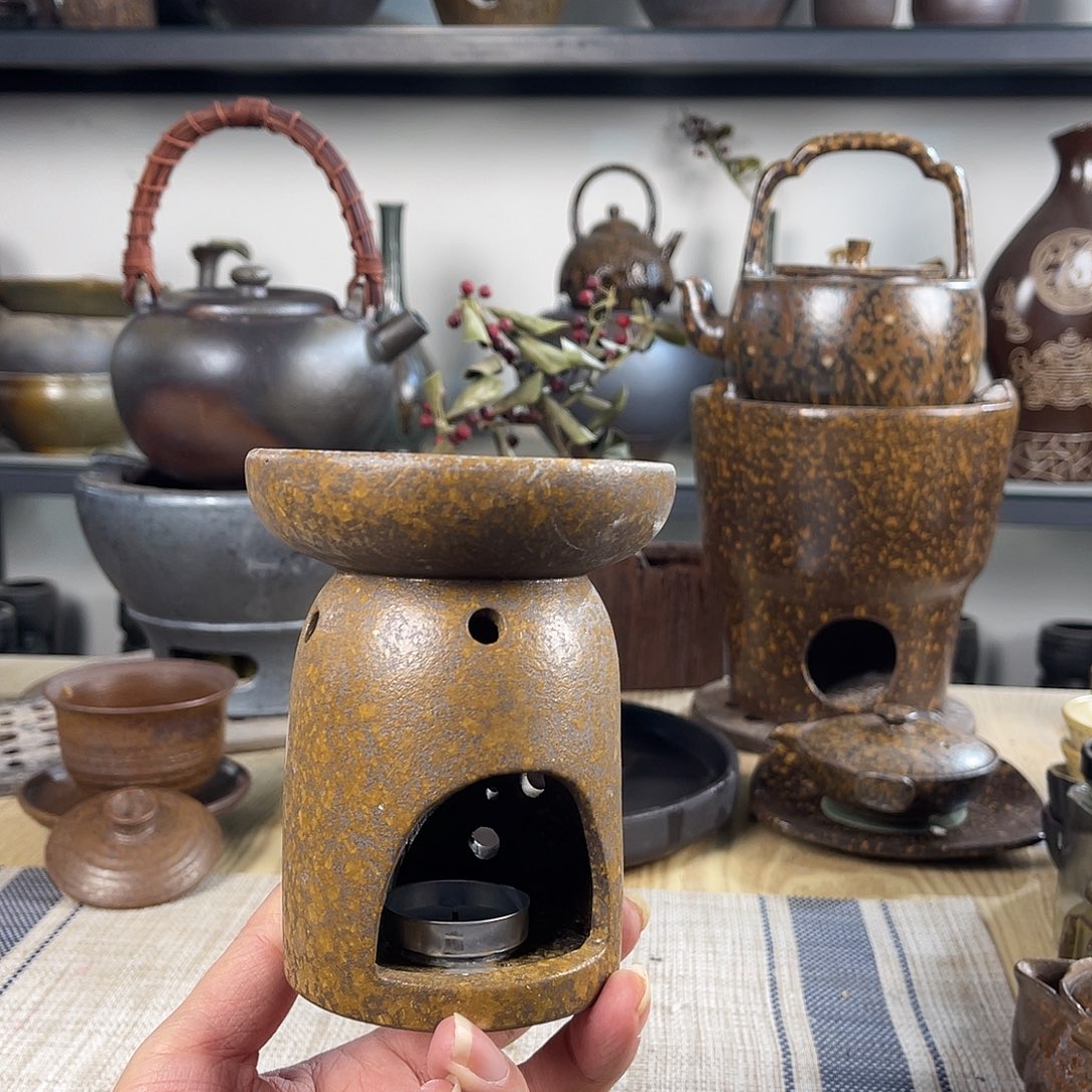 壶紫砂粗陶实用茶炉