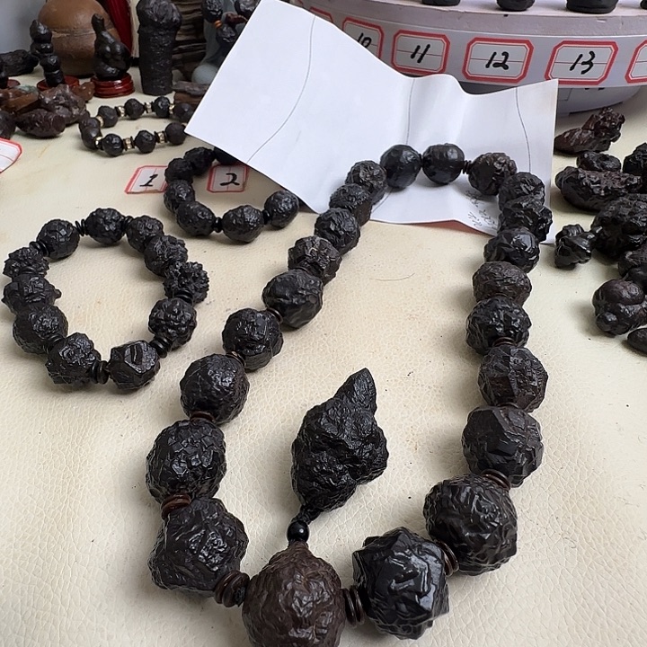 用***3珐琅铁合金22手持22珠一串，带杵