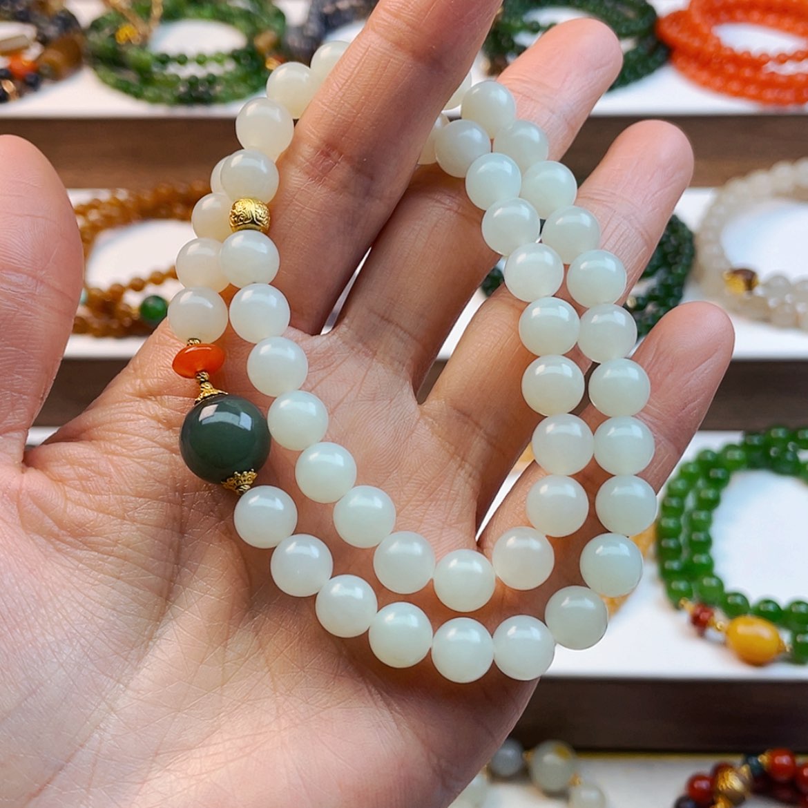 【闪购商品】和田玉手串未镶嵌