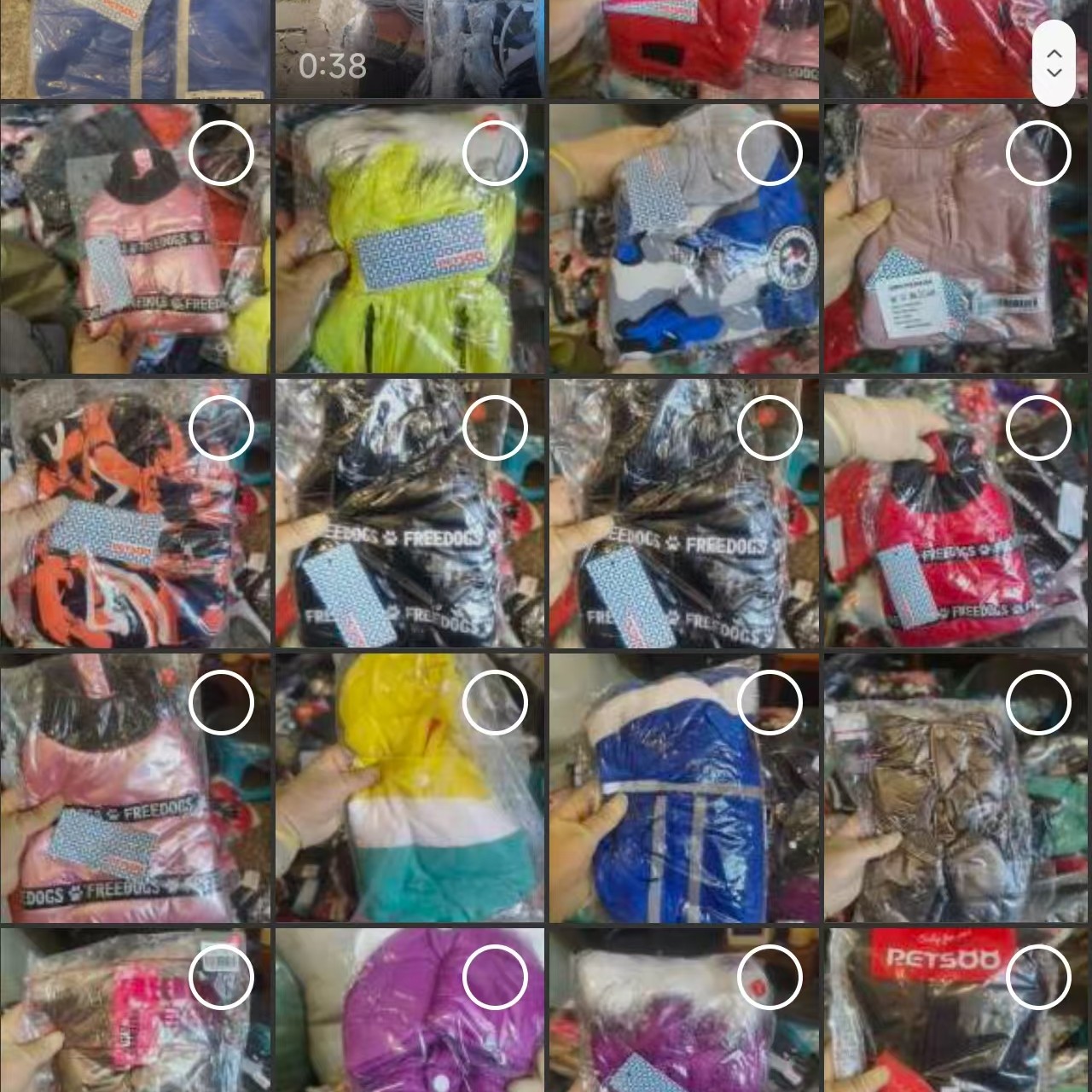 宠物衣服，棉服，冲锋衣，四脚衣