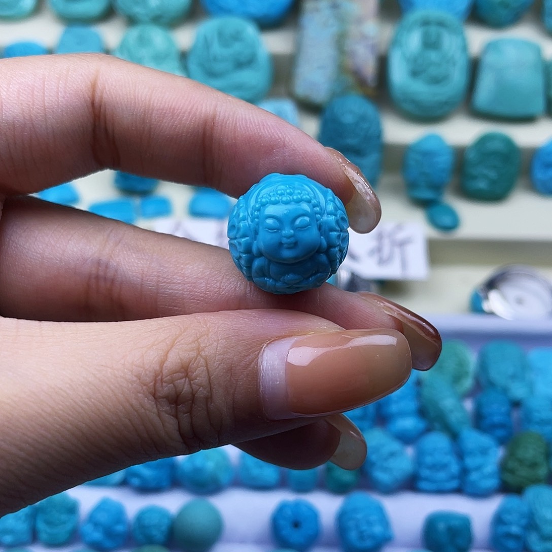 绿松石珠宝奇石未镶嵌