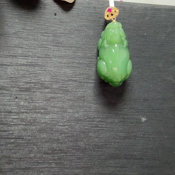 颈饰18K金镶嵌和田玉仓库