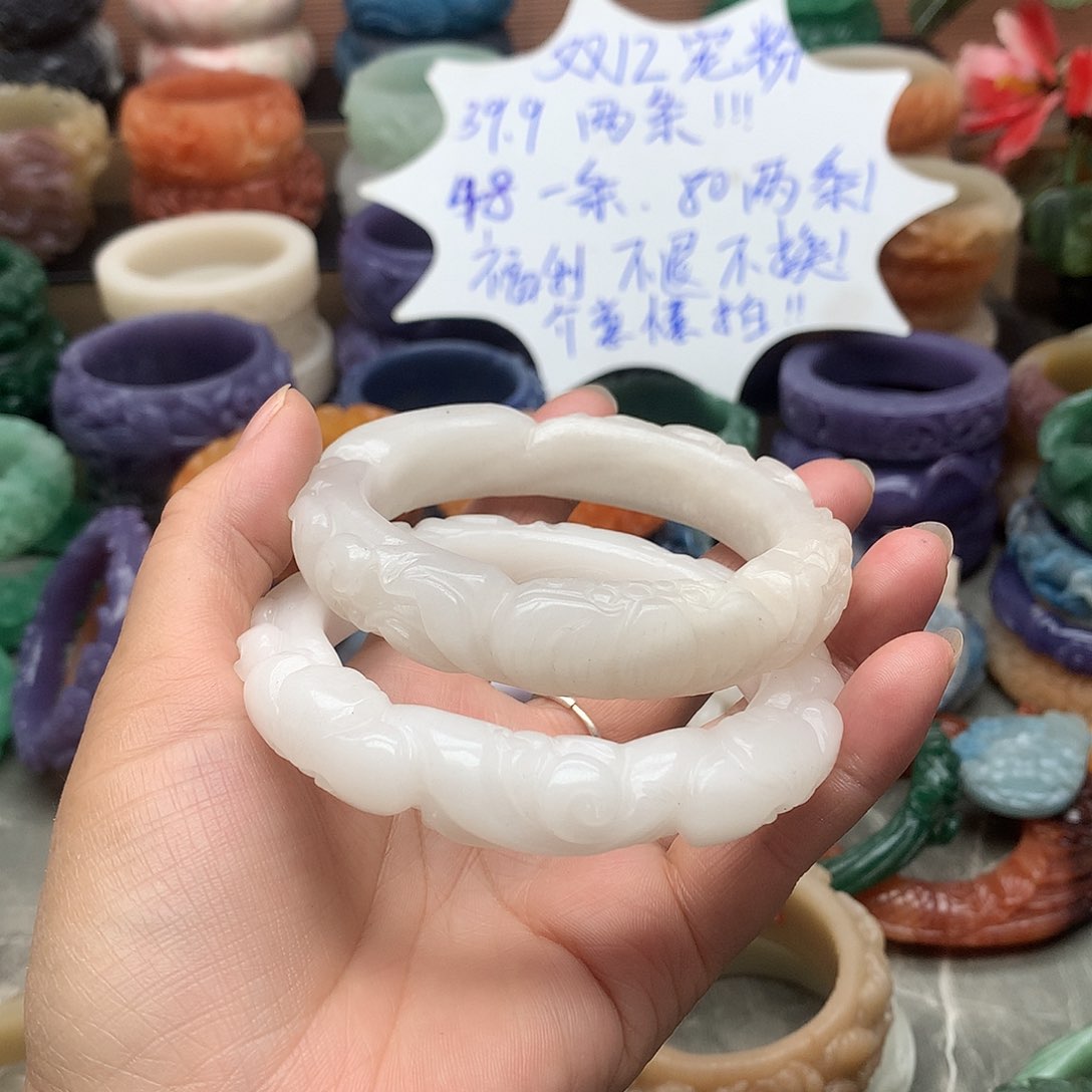 毛衣链未镶嵌石英质玉