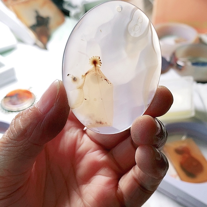 玛瑙/玉髓合金珠宝半成品X*Y