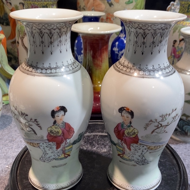 摆件和*玉景德镇粉彩陶瓷