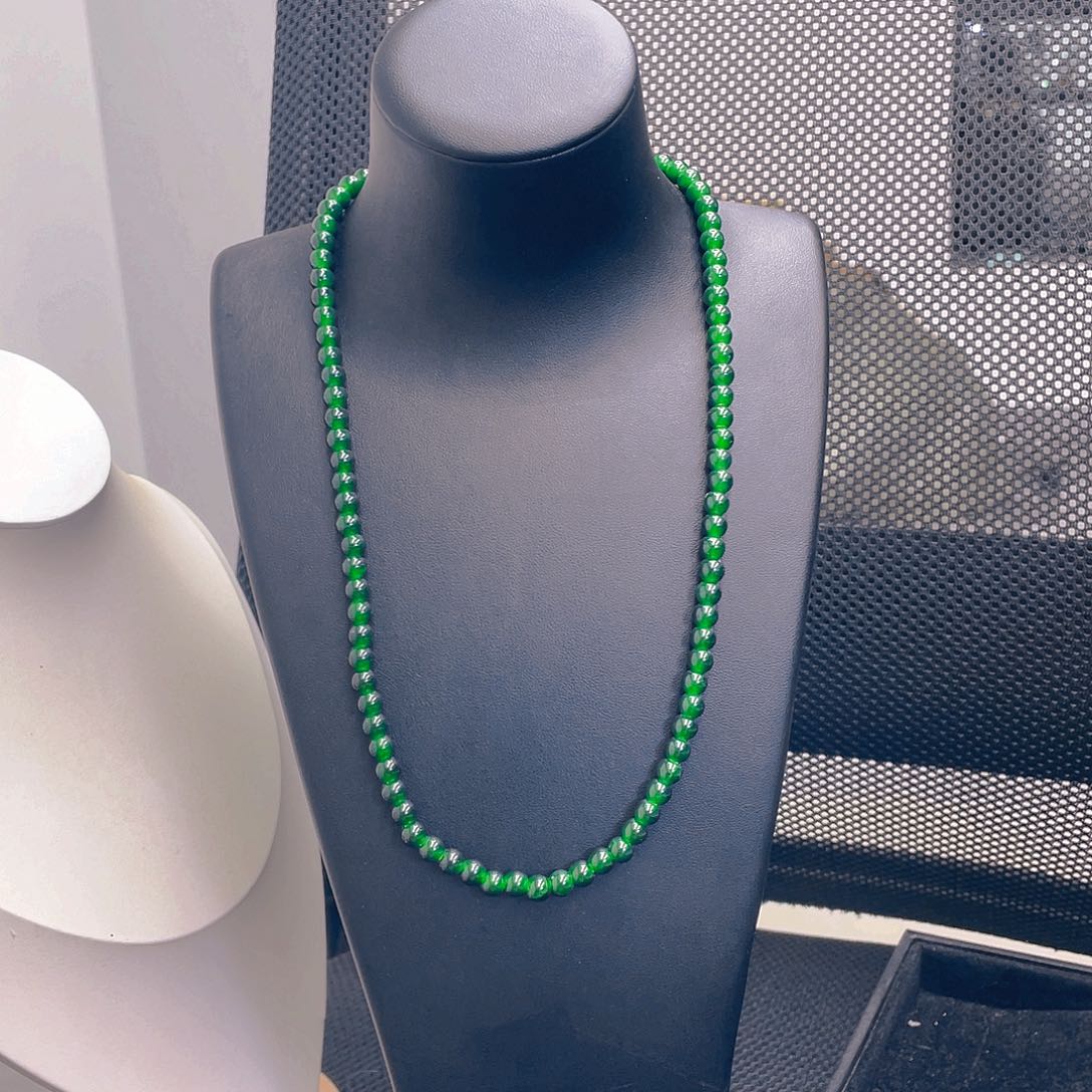 翡翠未镶嵌项链卡7