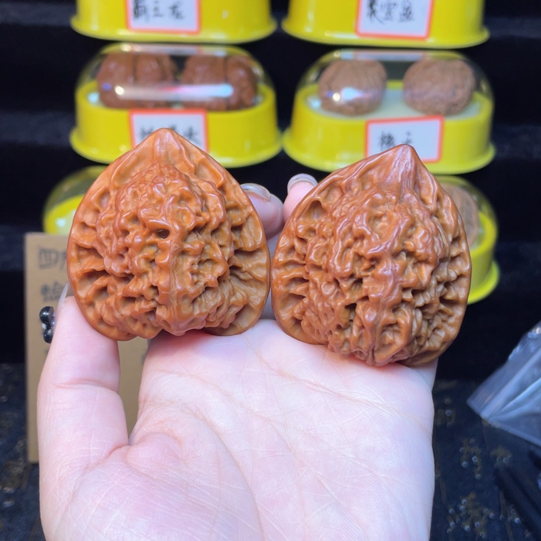 文玩核桃把件官帽48