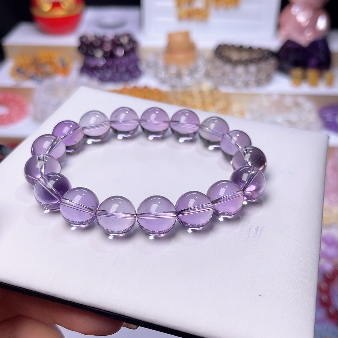 水晶手串未镶嵌L****?天然水晶12.7mm