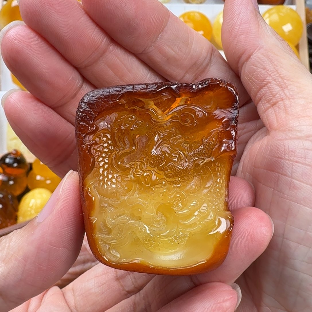 蜜蜡颈饰未镶嵌蜜蜡