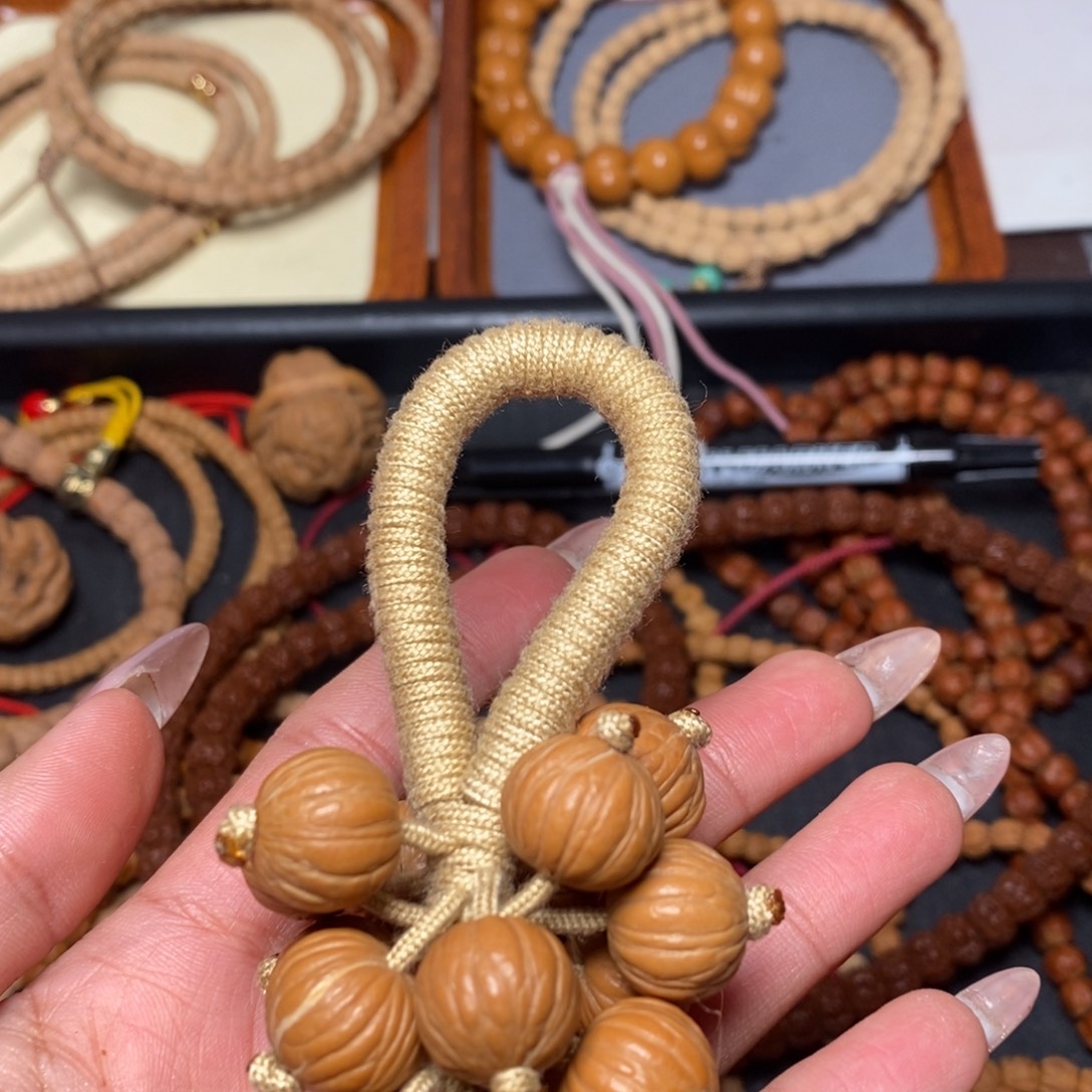 猴头核桃把件手玩把件猴头