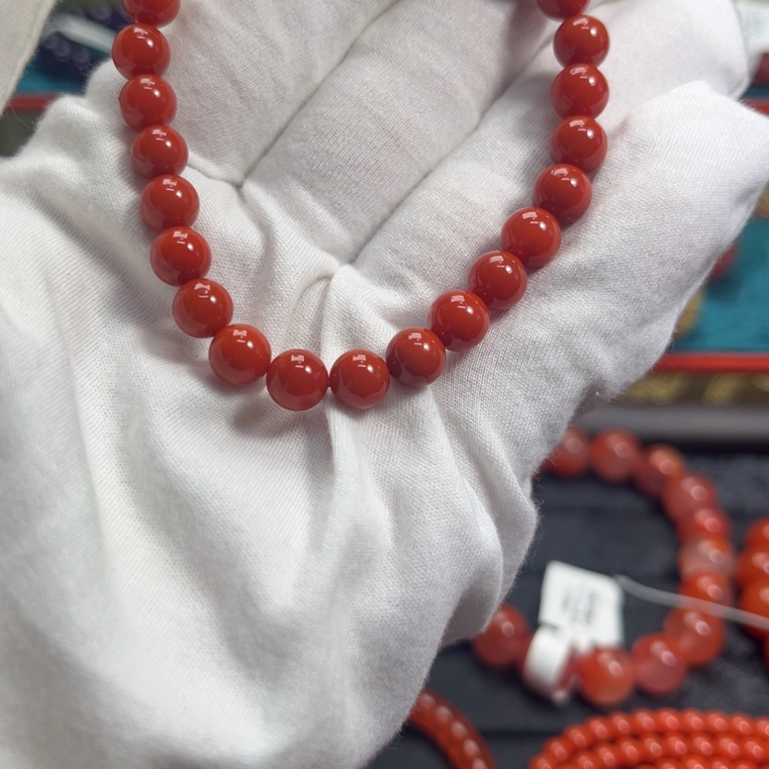 南红玛瑙未镶嵌手串