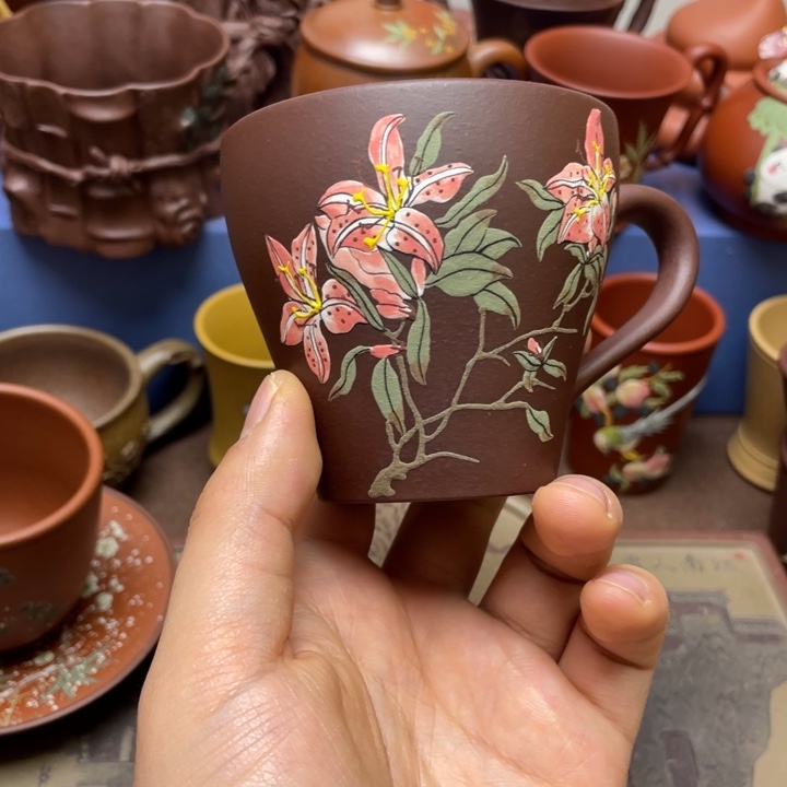 紫砂茶杯紫砂主人杯