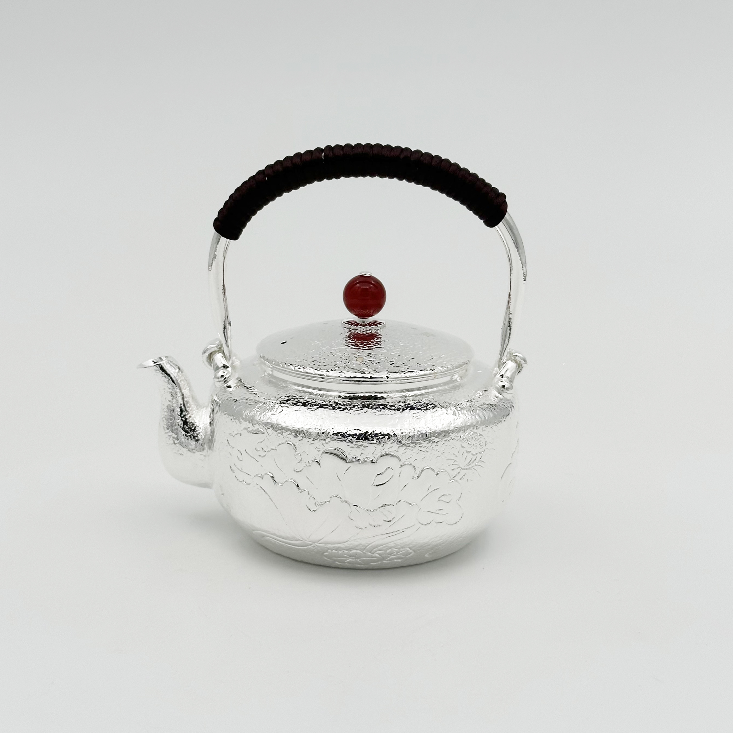 手工新品荷花小提梁