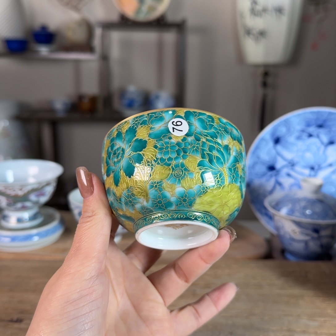 杯景德镇陶瓷柴烧多人