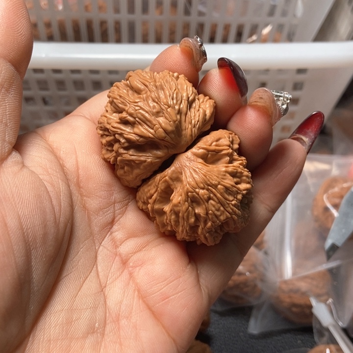 文玩核桃吊坠蛇头23