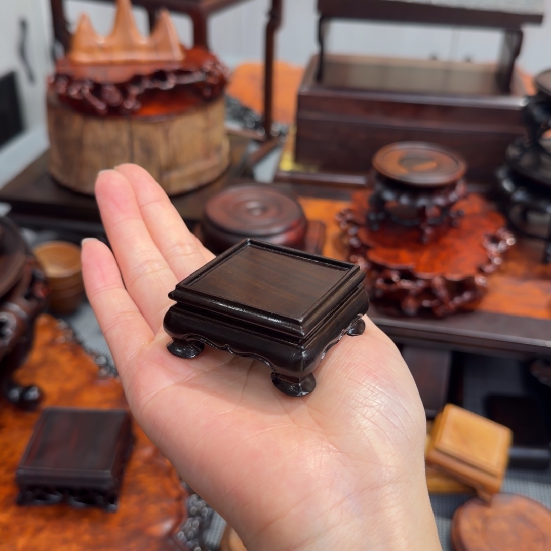 木大红酸枝交趾黄檀底座一木