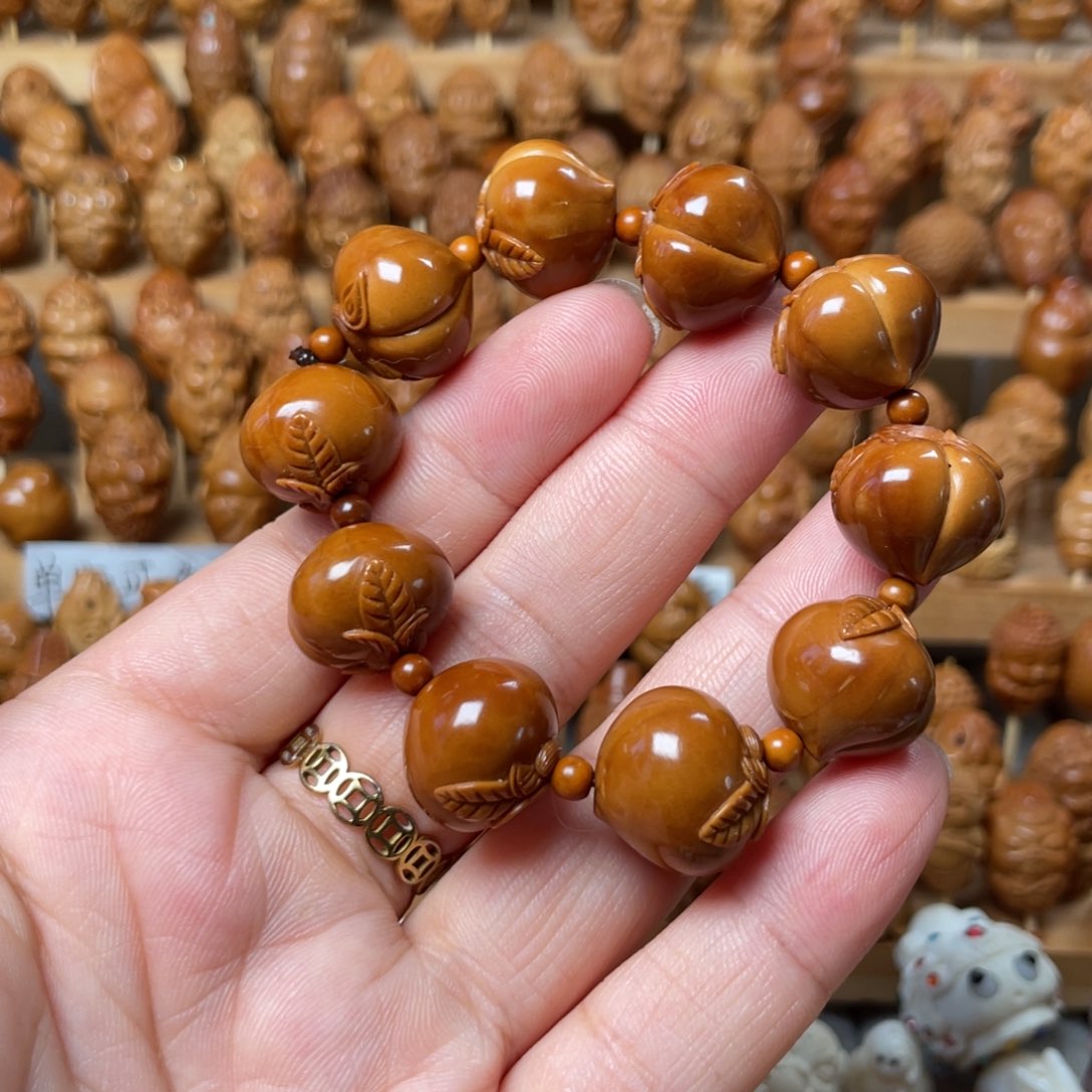 橄榄核手串/手链桃子手串