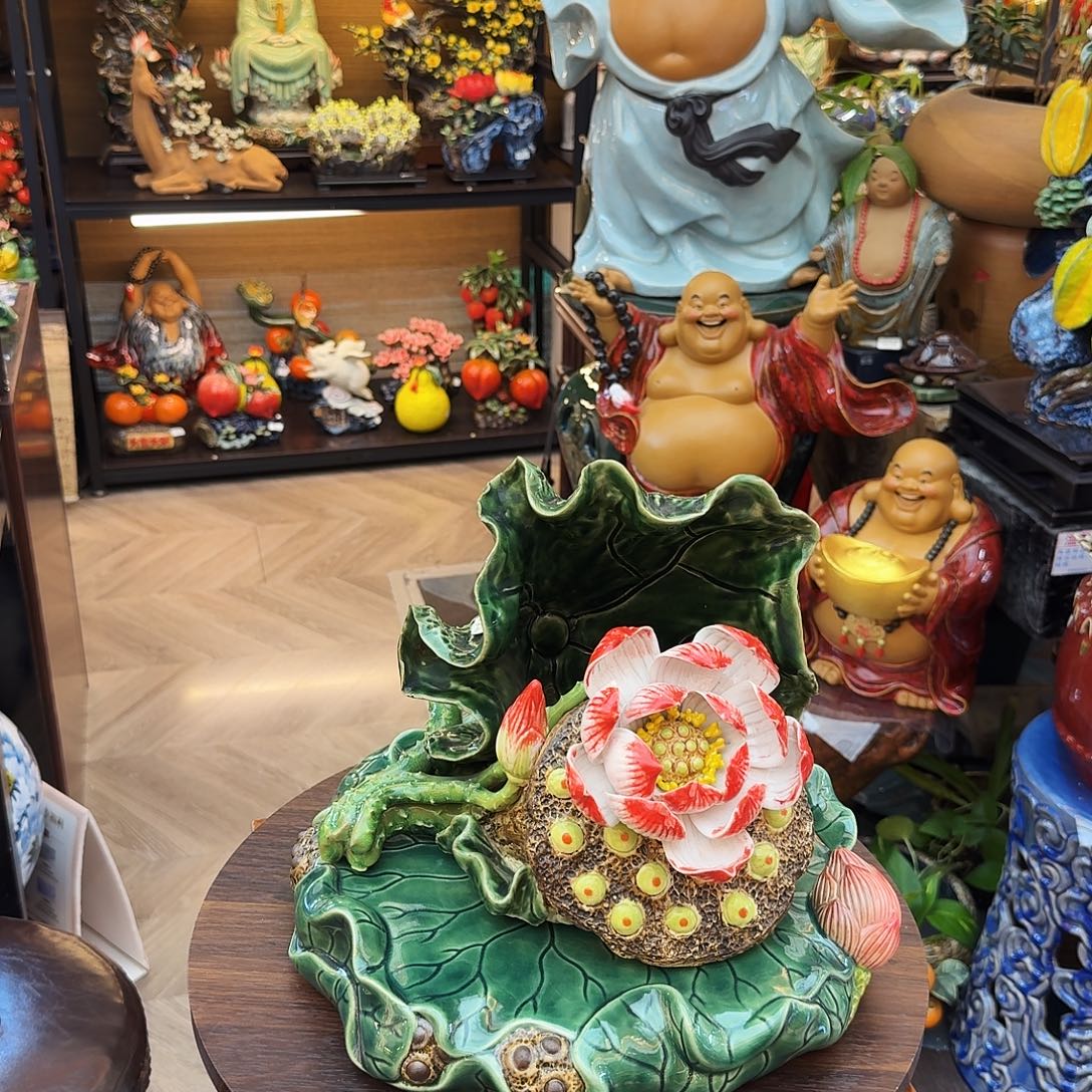 陶瓷和和美美精品荷花