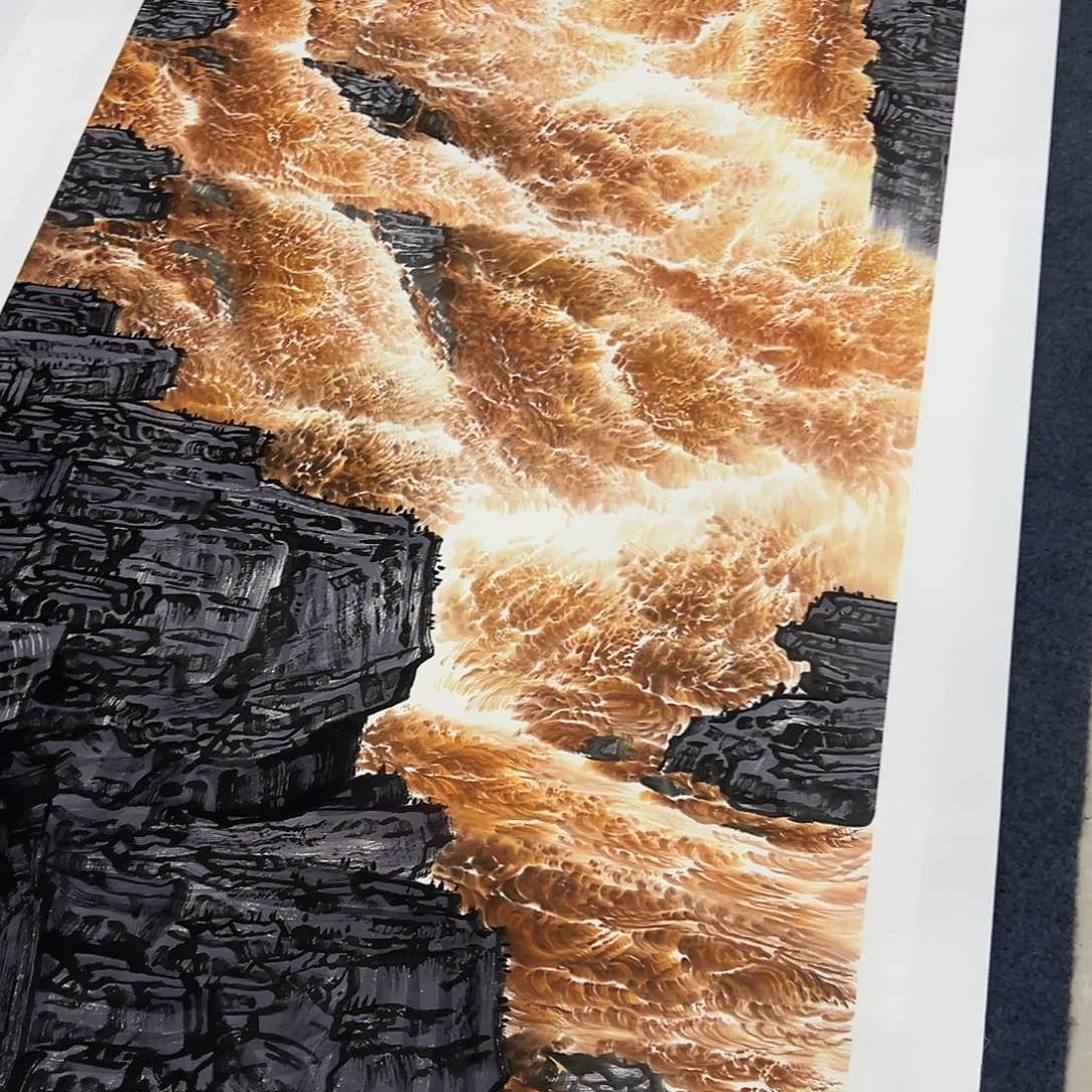 国画风*在李川浦老师作品