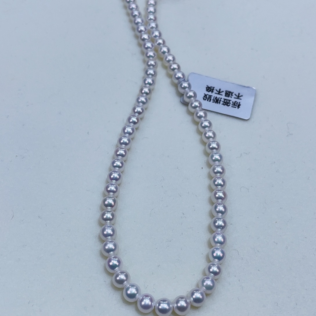 淡水珍珠颈饰银S925镶嵌4.5/5爆亮金属光冷白干净