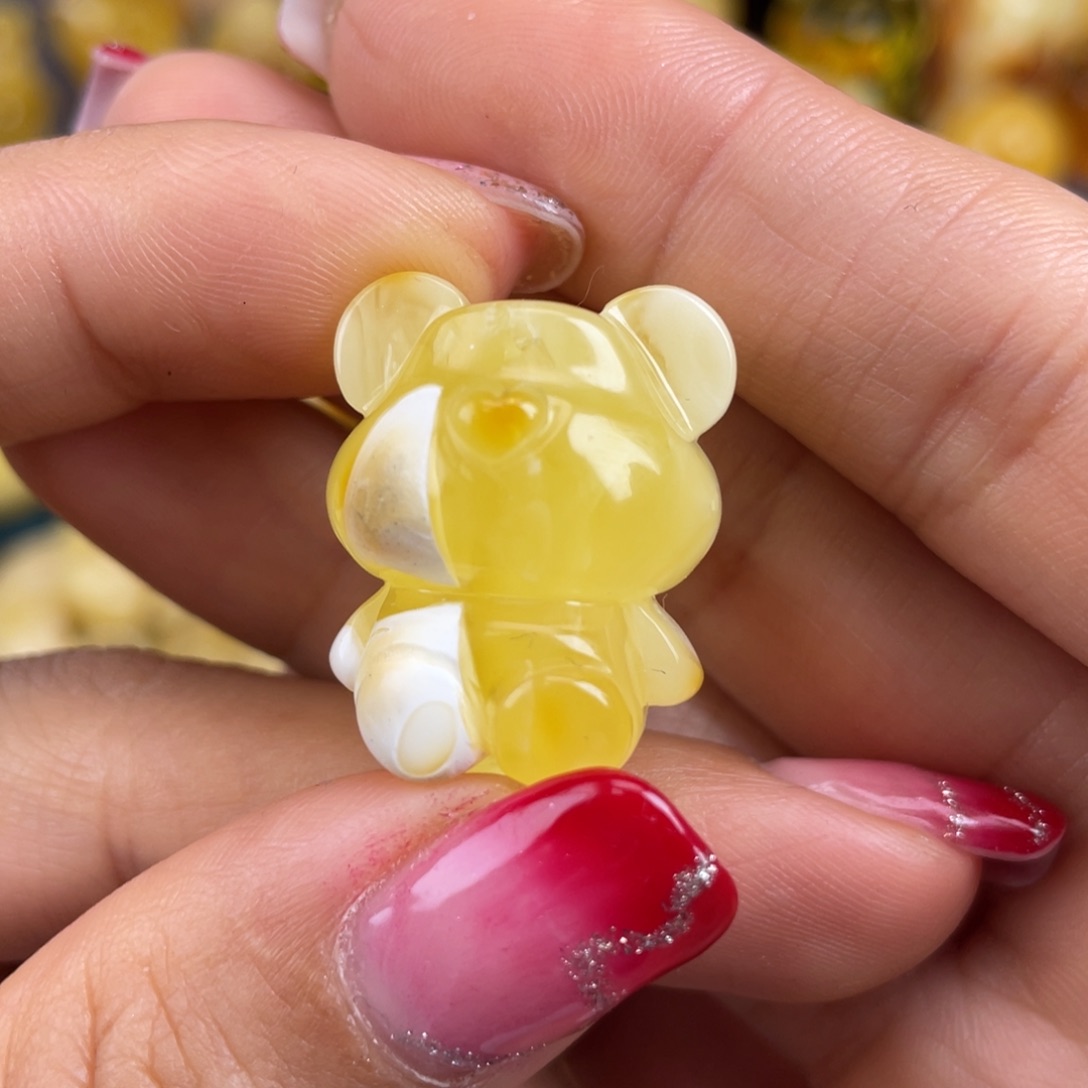 琥珀裸石未镶嵌蜜蜡