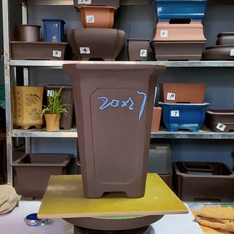 红陶宜兴紫砂花盆