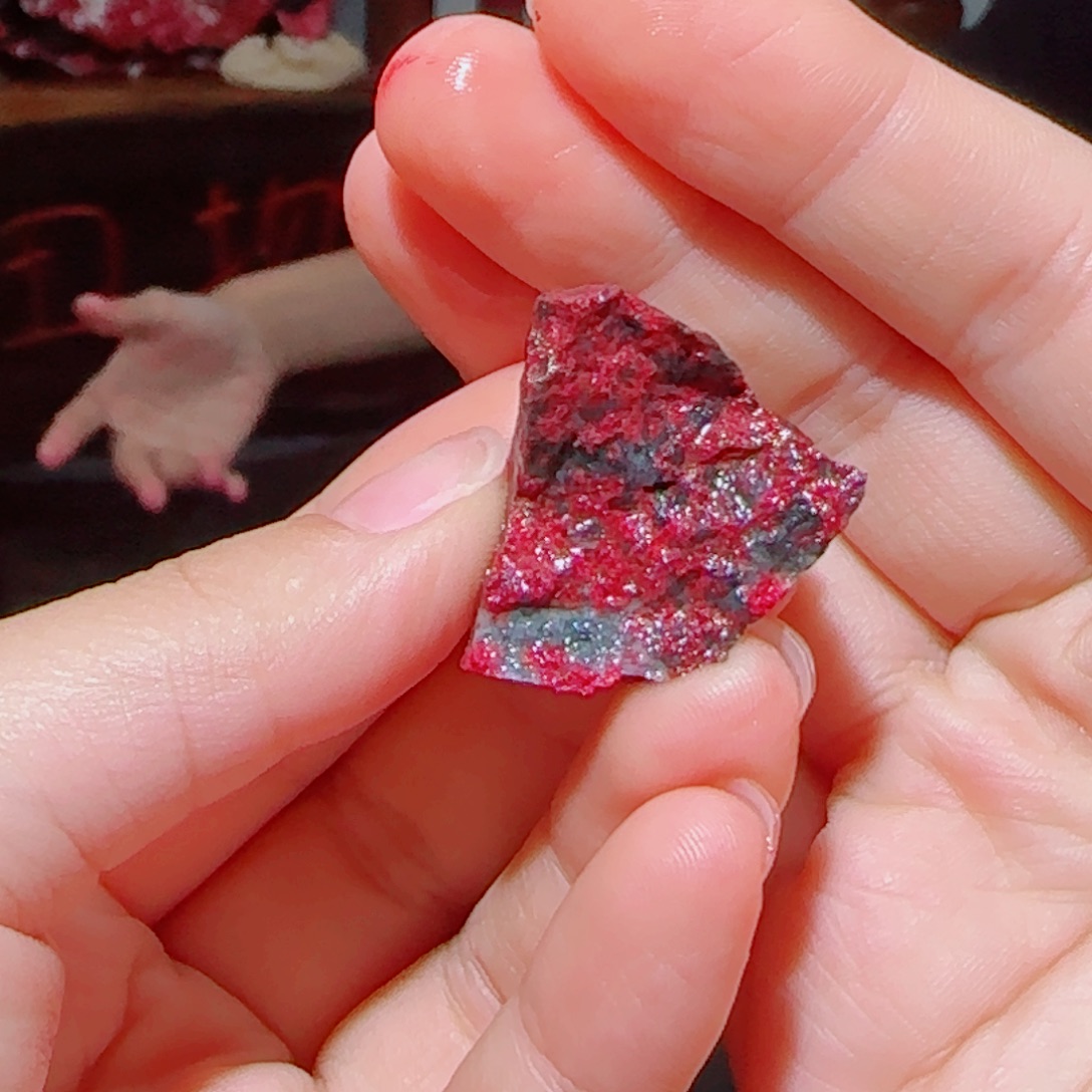 天然辰砂朱砂毛石3