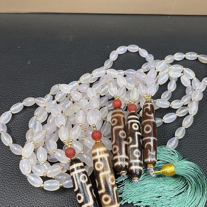 玛瑙未镶嵌项链T39九目多样发其一