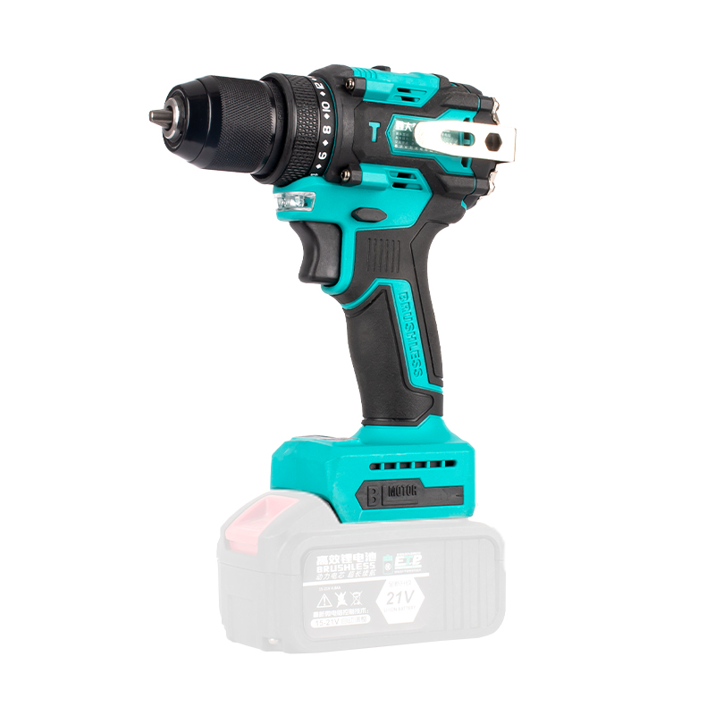 【敲击汽修手电钻】汽修纯铜无刷锂手电钻10节18650动力电池