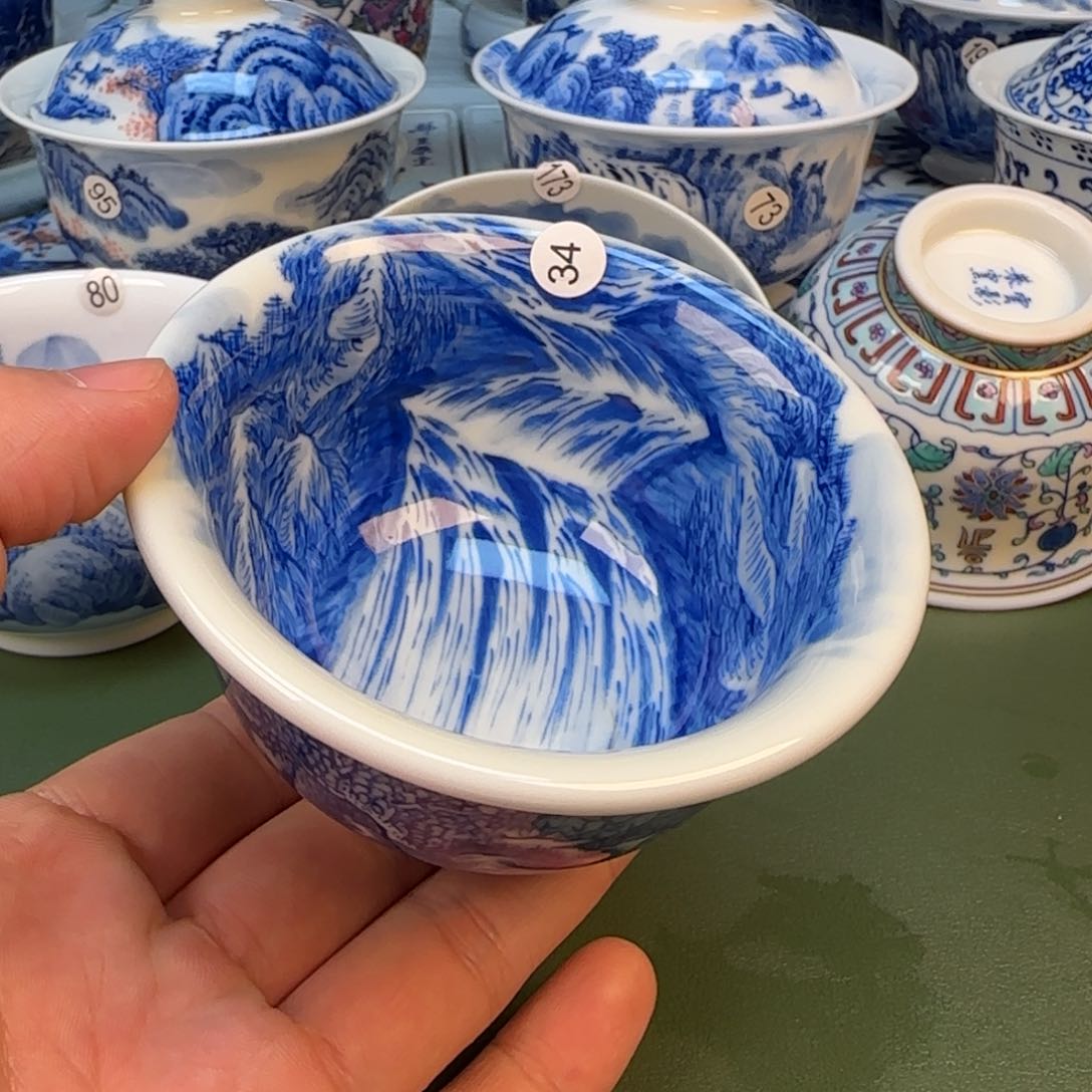彦祖纯手工手绘茶具34