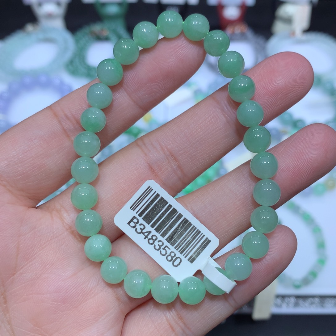 翡翠未镶嵌手串天然