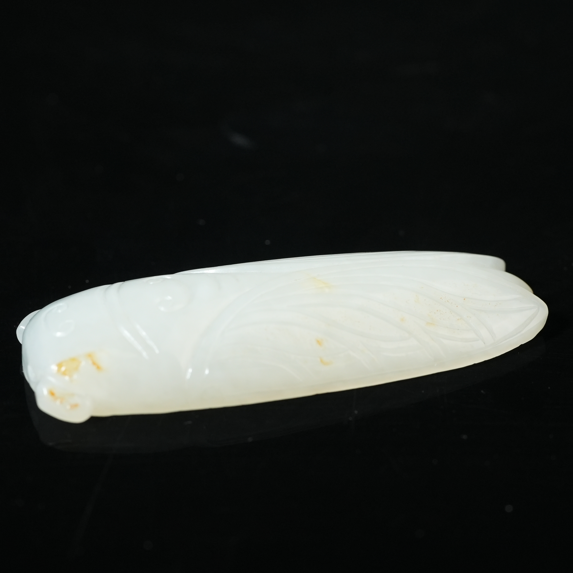 清代和田玉蝉形佩【华豫之门】ZDW250122025