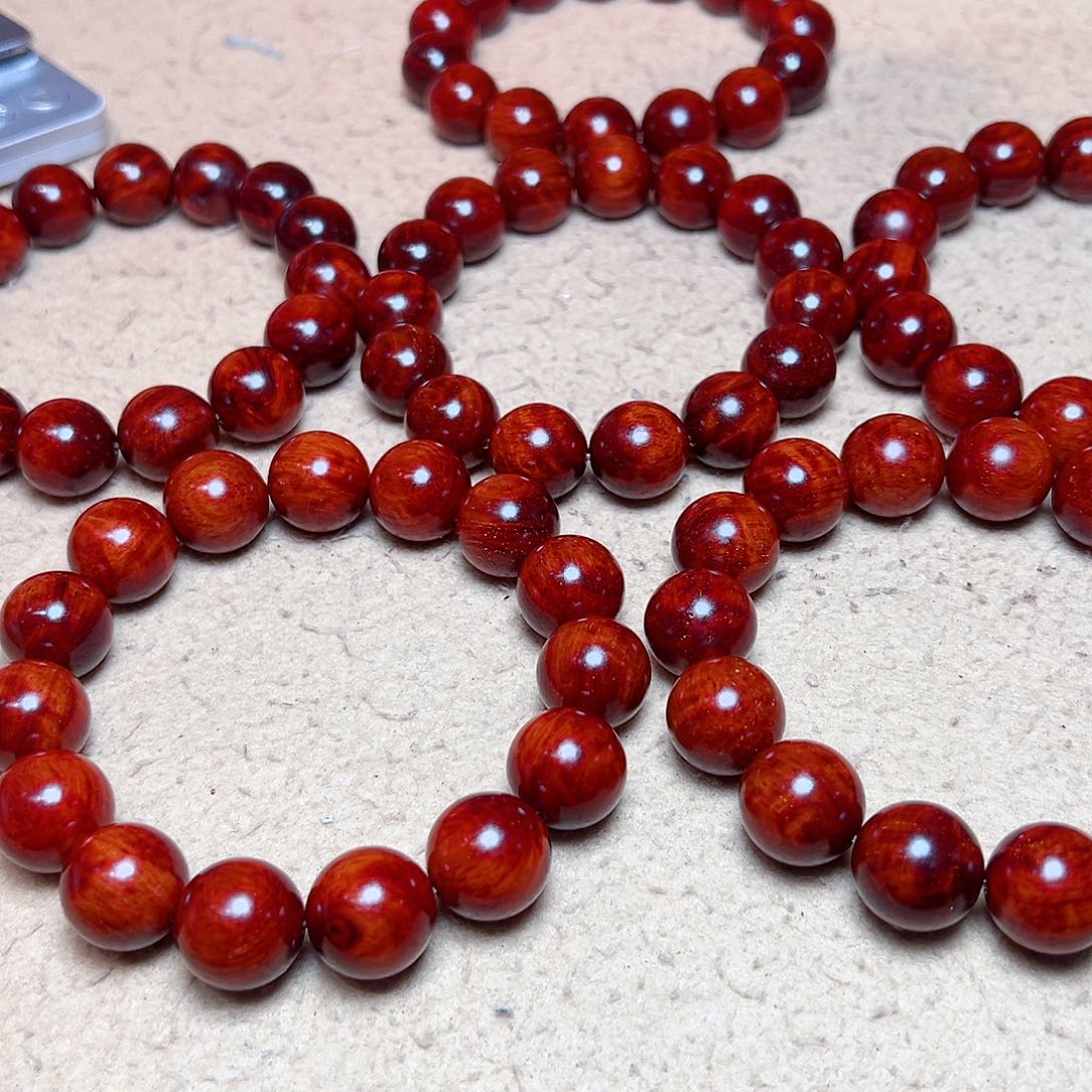 手串/手链小叶紫檀1.5琴料水波金星