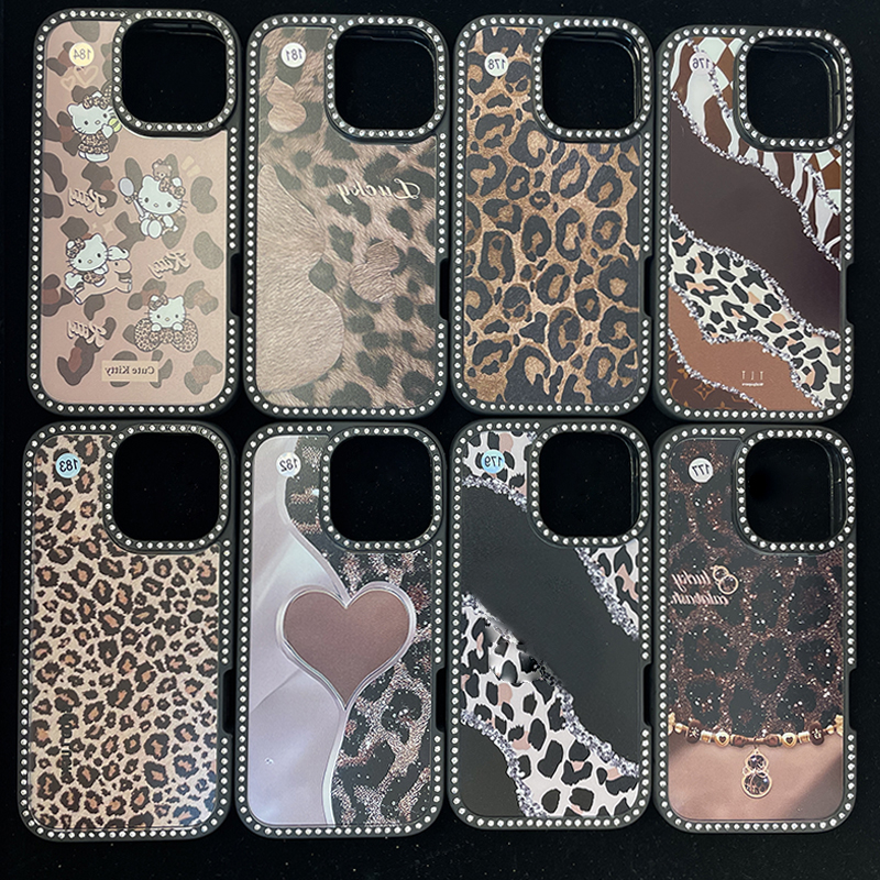 链接9高定双面钻手机壳直播适用苹果17AIR/12/13/14/15/16PROMAX