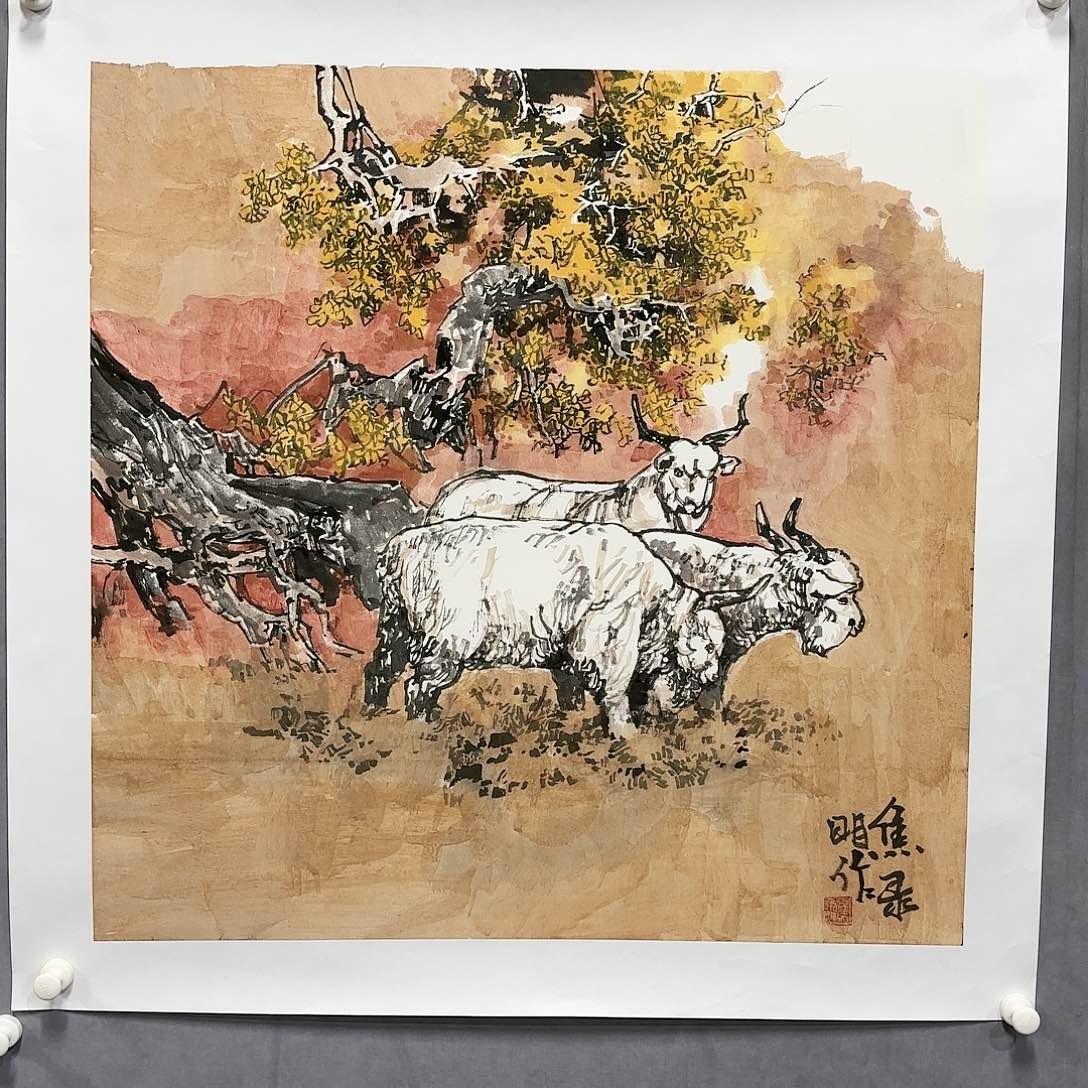 国画国画纯手绘作品请放心去藏