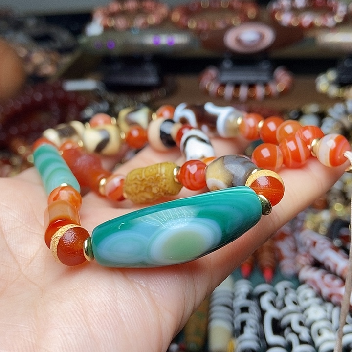 玛瑙/玉髓未镶嵌手链