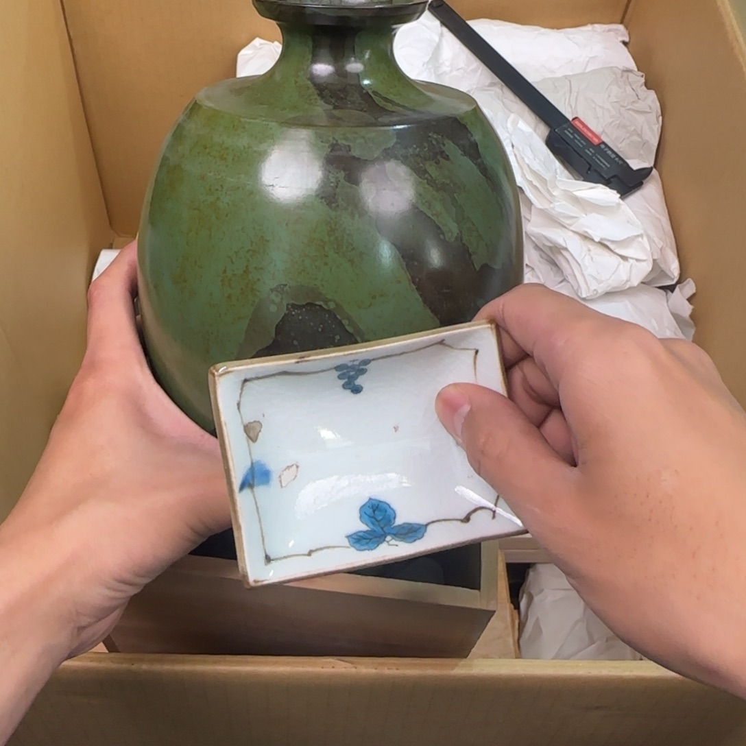 陶瓷孤品单件车里拍的