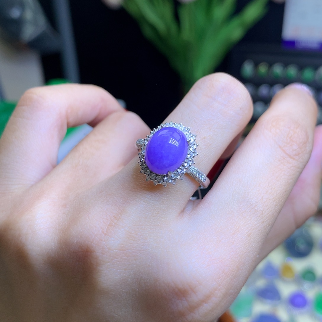 翡翠颈饰18K金镶嵌天然