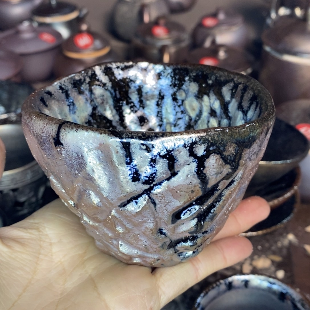 锦***源云南建水紫陶柴烧杯