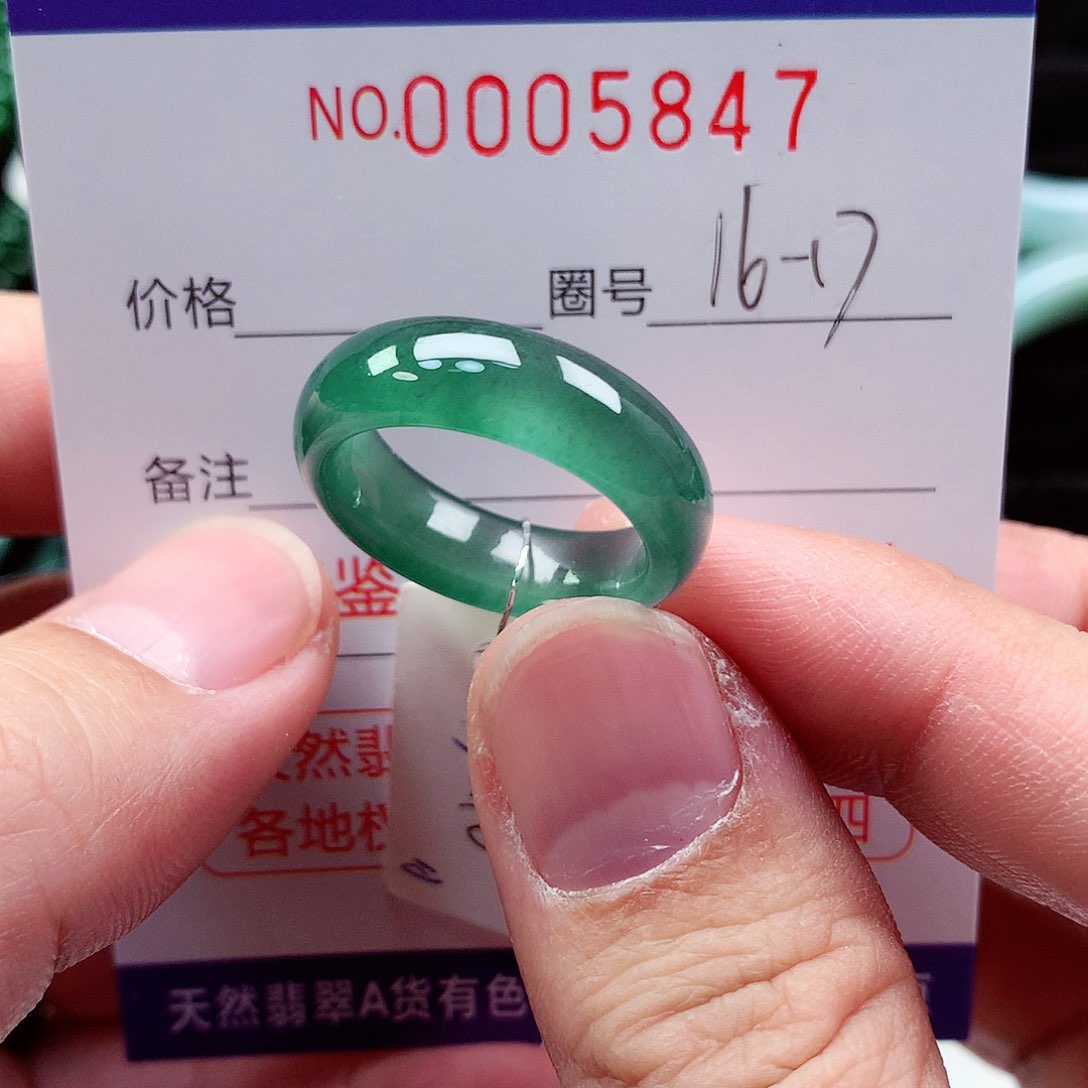 【闪购商品】翡翠戒指未镶嵌A**y天然